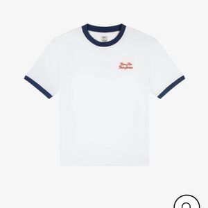 Dinner Service X Law & Order Ringer Short Sleeve Tee T-Shirt Limited Edition NWT